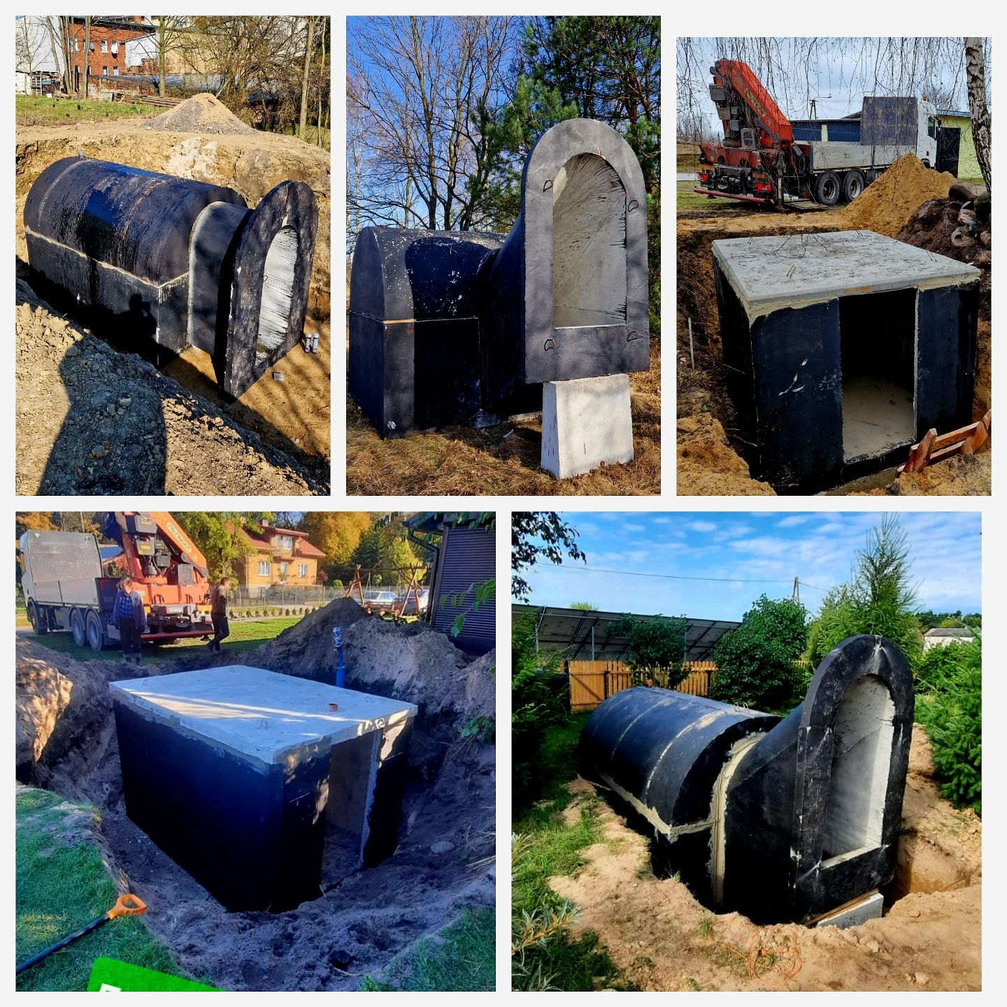 SZAMBO Szamba betonowe 8,9,10,12,13,14m3 Zbiorniki na deszczówkę