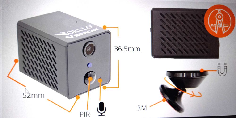 ORLLO GOODCAM W8 –  mini kamera bezprzewodowa GSM 4G LTE na kartę SIM