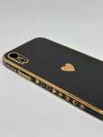 Obudowa Iphone XR Etui Case Czarne z Serduszkiem kod 425