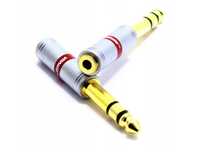 Przejściówka JACK 6,3 STEREO JACK 3,5 4 polowy