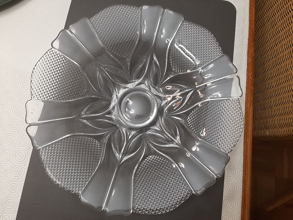 Taça em vidro, fruteira