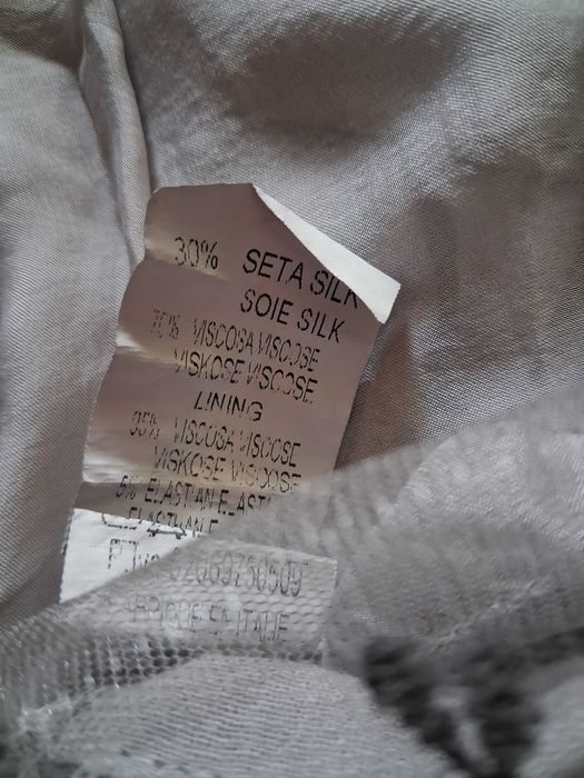 Jedwabna, włoska sukienka, r. XXL.