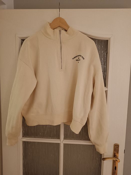 Kremowa bluza Pull& Bear, rozm. M