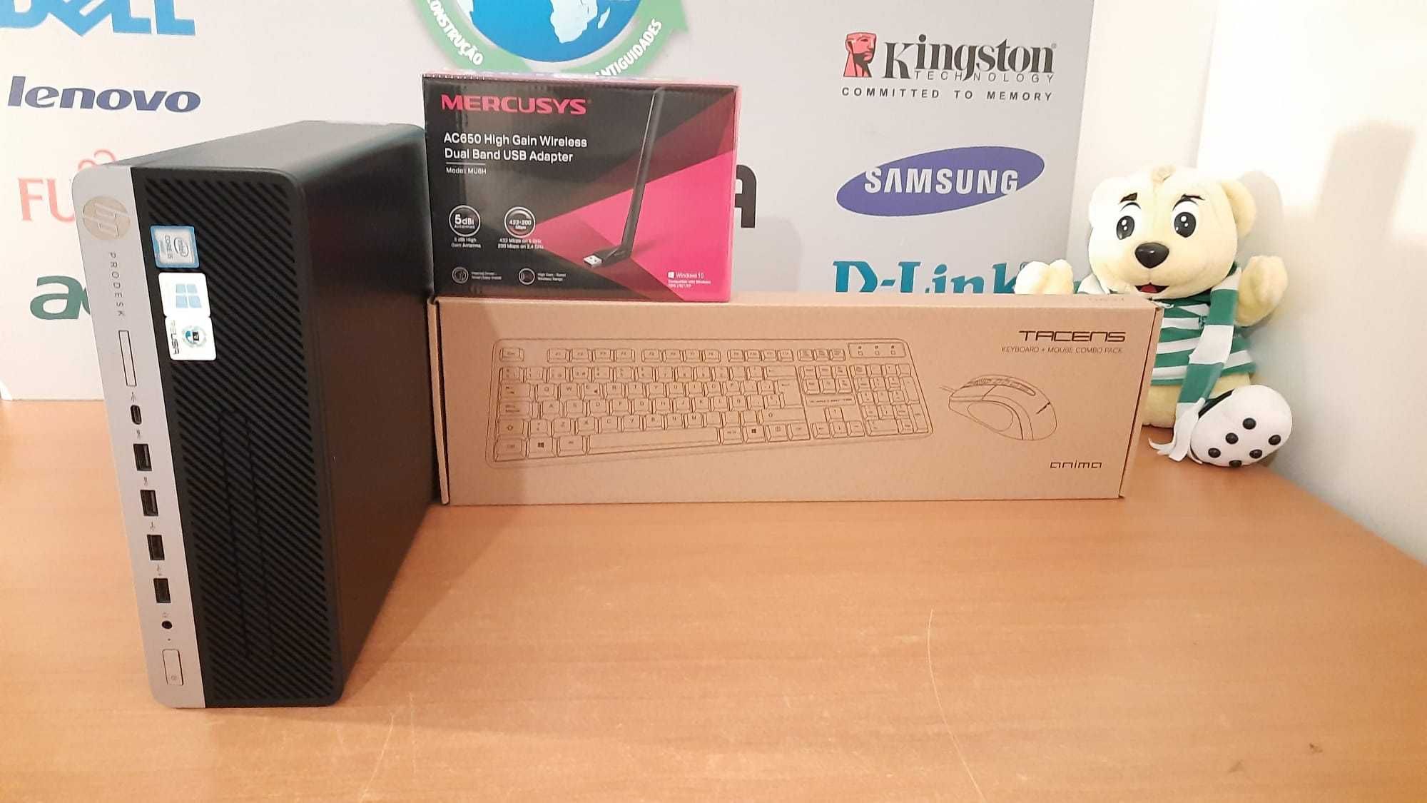 Pç HP 600G4 8ªG|i5.8500-4.0G|16G-DDr4|M2.256+HDD500|TPM2.0|VGA/DP|W11