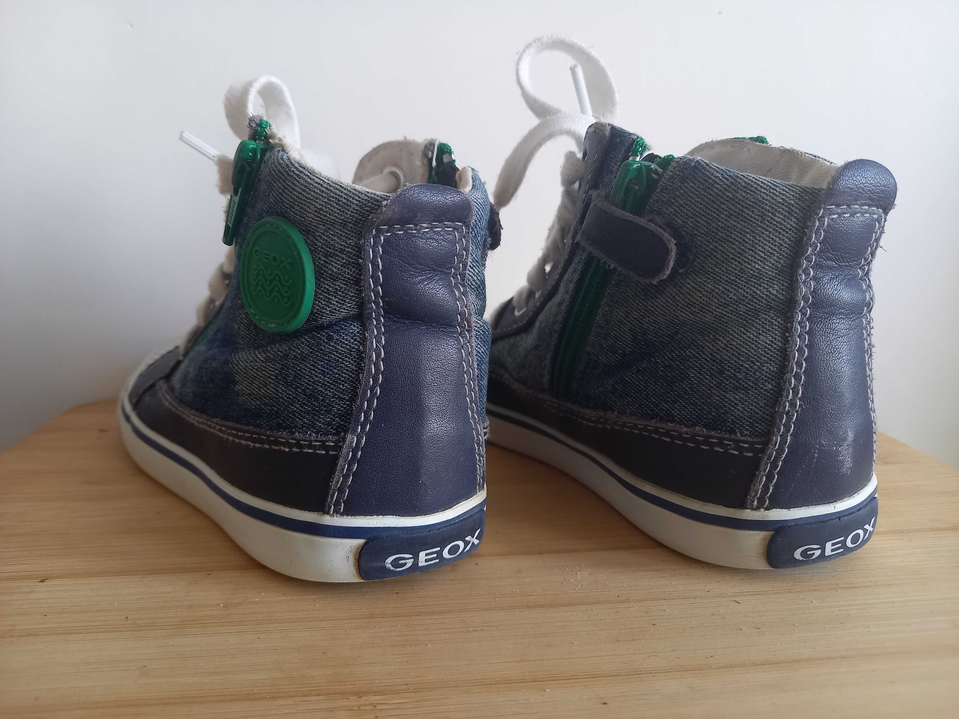 GEOX, buty za kostkę z zamkiem, wkladka 16,5 cm