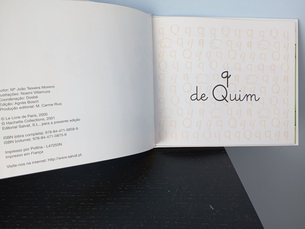 Livro infantil Q de Quim