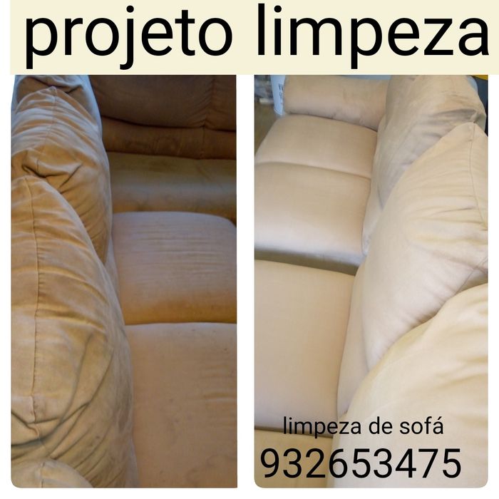 Limpeza de sofás