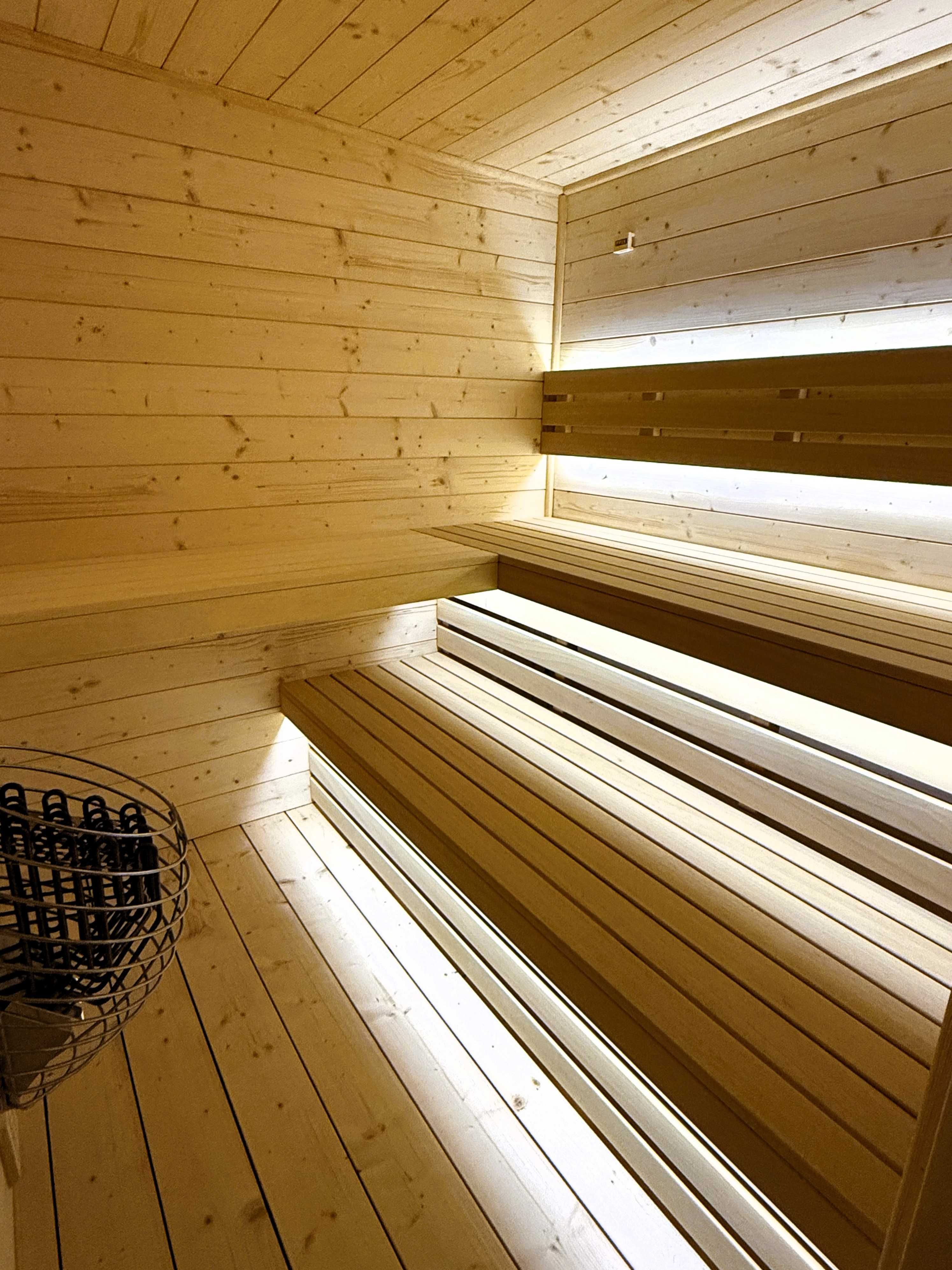 Sauna Ogrodowa Zewnętrzna Fińska Ocieplana Konstrukcja