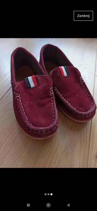 Półbuty mokasyny dziecięce buty wizytowe 19,5 cm, rozmiar 33