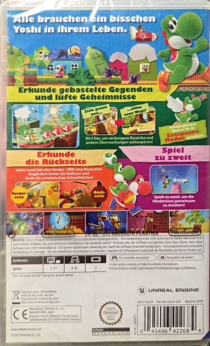 Yoshi's Crafted World Nintendo Switch