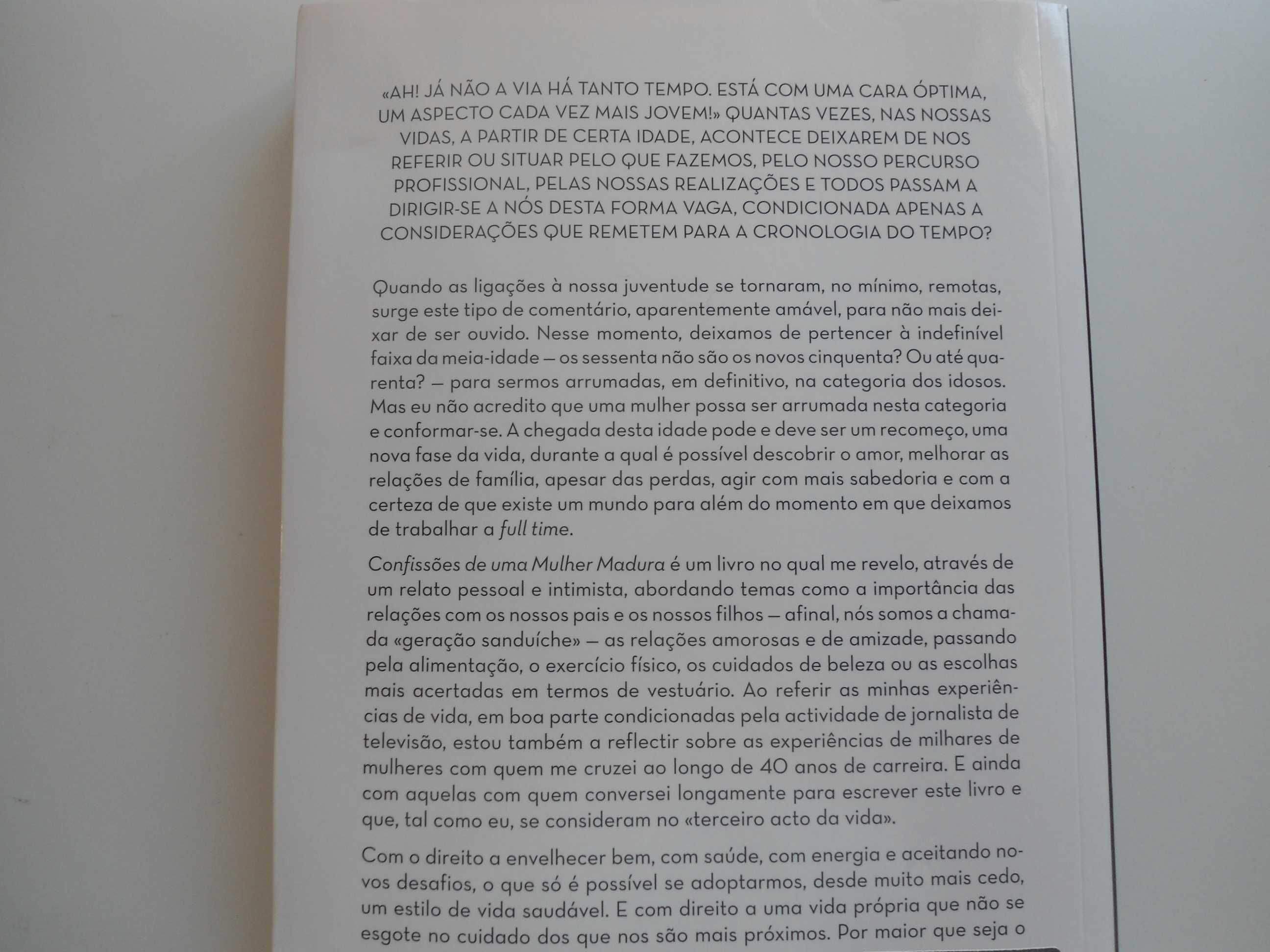 Confissões de uma mulher madura de Mª Elisa Domingues