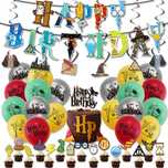 Oro Party Zestaw XL balonowych dekoracji urodzinowych Harry Potter