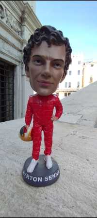 Boneco em resina  Ayrton Senna