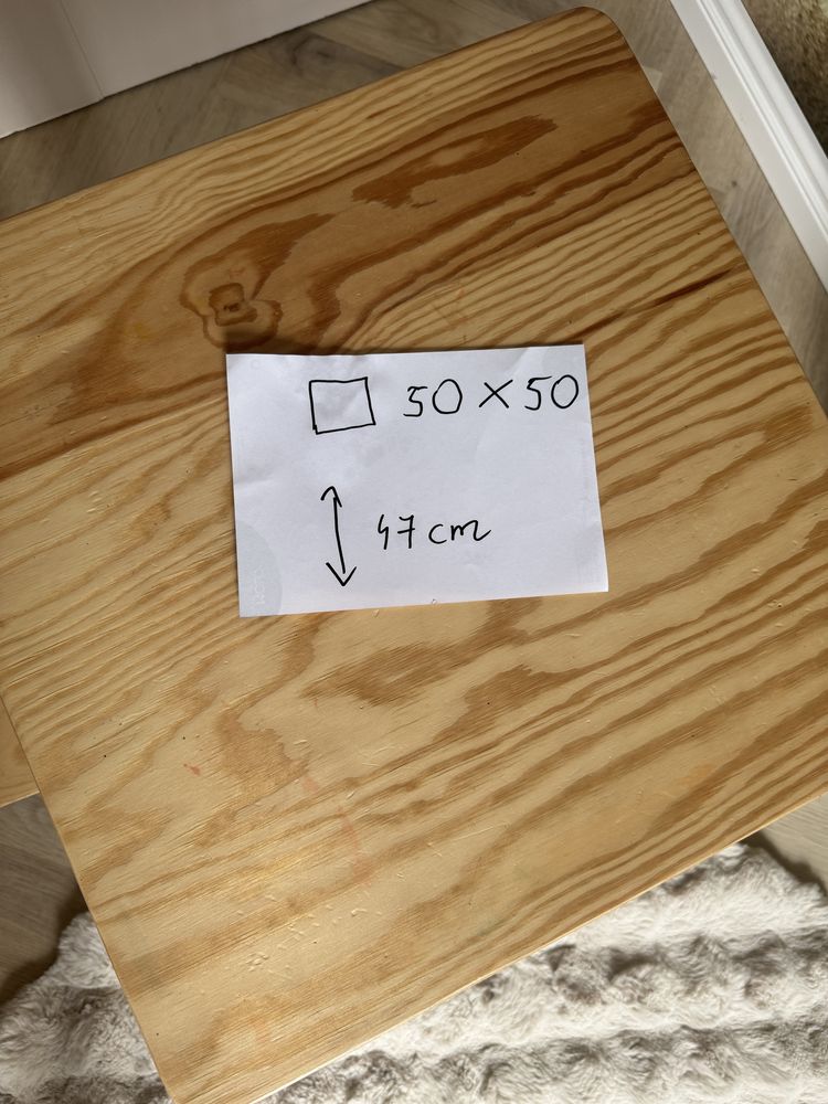 Komplet stolik i krzeselko