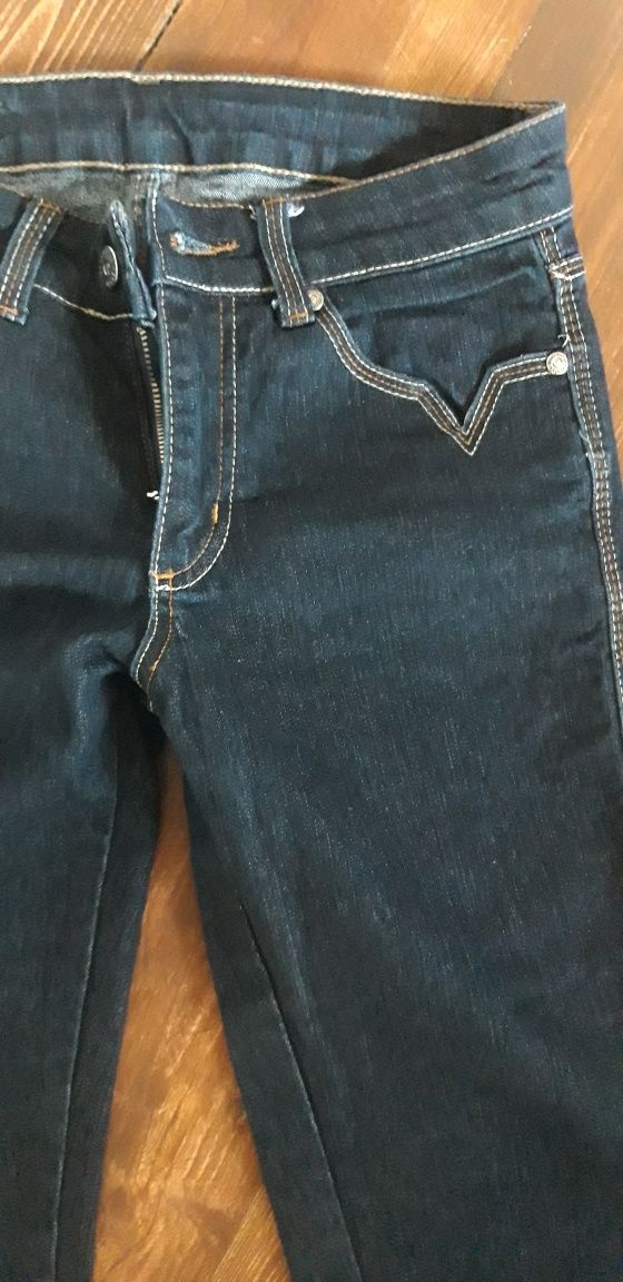 Worldstar jeansy flara ciemne super jakość S/M nowe