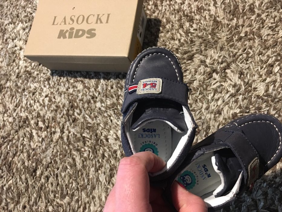 Półbuty LASOCKI 20 mokasyny sportowe buty skóra stan bdb