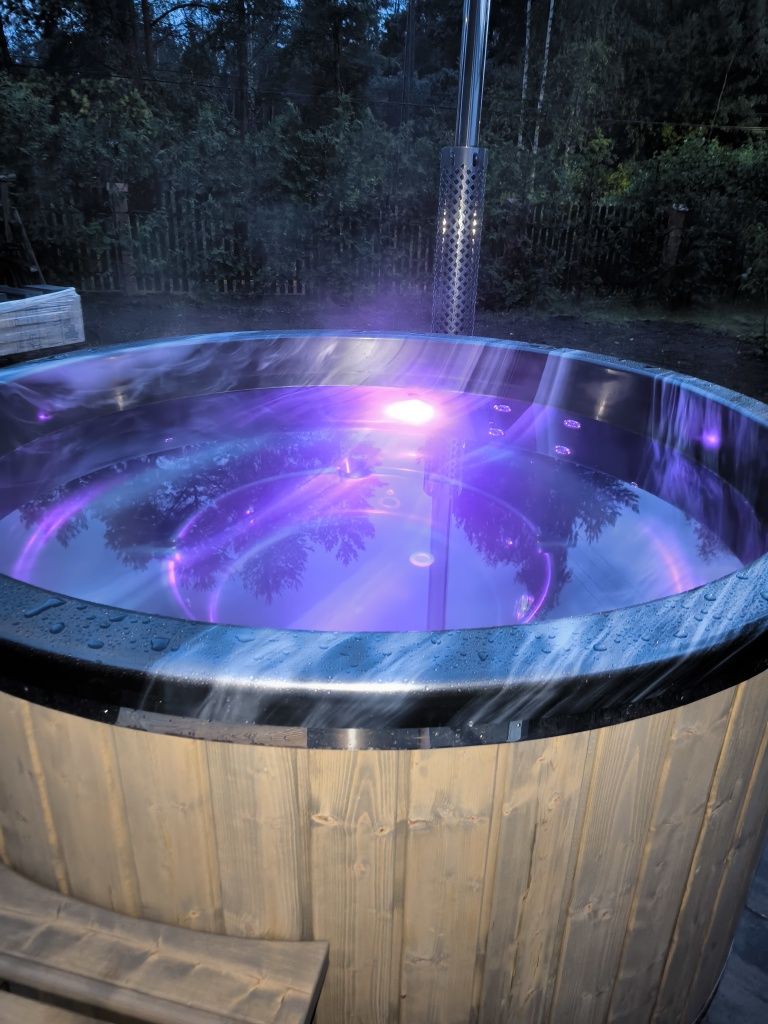Agroturystyka domek noclegi jacuzzi balia las cisza spokój jezioro