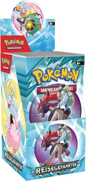 Pokemon Kolekcjonerska gra Booster Pack Karmesin & Purpur j. Niemiecki