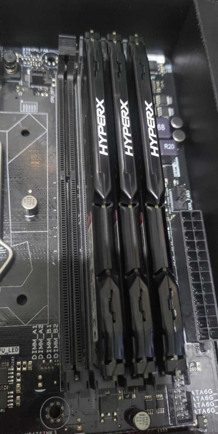 Материнська плата Asus з оперативкою та процесором в ідеальному стані