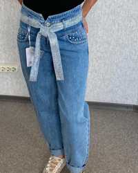 Жіночі стильні джинси з високою посадкою Amn Туреччина