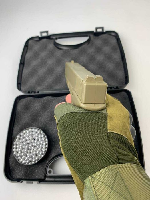 Металевий пістолет Глок дитячий Glock на пульках 6мм іграшковий
