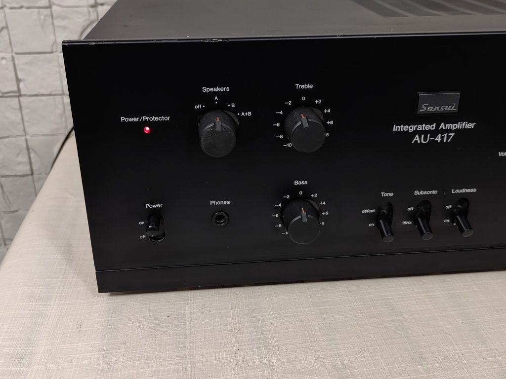 Sansui AU-417 Wysokiej klasy zintegrowany wzmacniacz stereo vintage