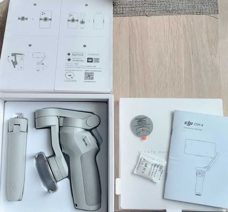 Statyw, gimbal DJI OM4 SE. Selfie stick do smartfona.  Super stan.