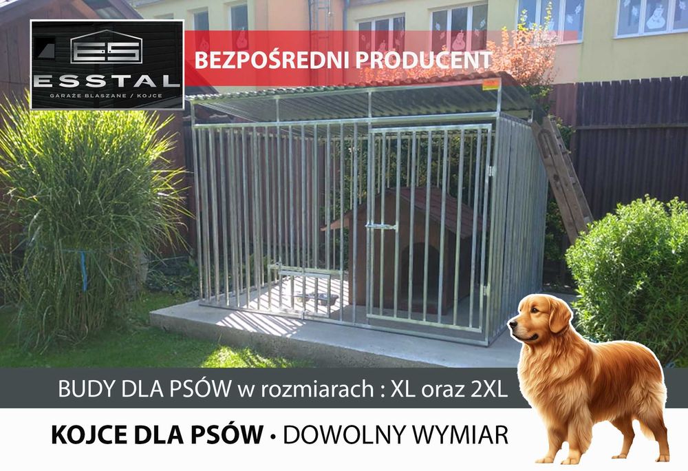 *134 Kojec dla Psa 3x2 , Kojce | dowolne rozmiary | OCYNK | - ESSTAL*