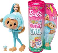 Лялька Barbie Cutie Reveal & аксесуари з плюшевим костюмом, ведмедик