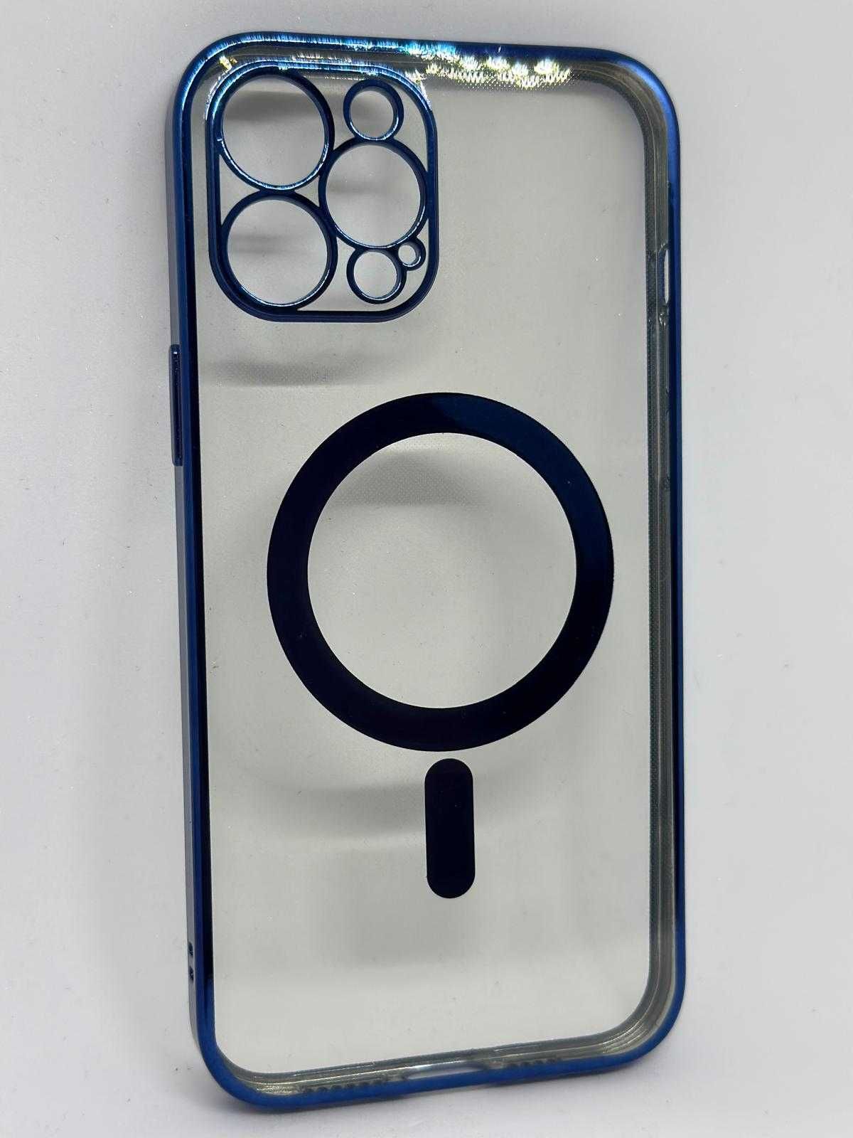 Obudowa Iphone 12 Pro Max Etui Case Niebiesko-Przeźroczysty kod 418