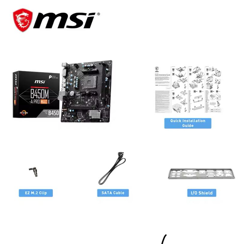 MSI Материнська плата MSI B450M-A Pro Max II