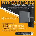 FOTOWOLTAIKA 10 KW+ włoski magazyn energii+backup