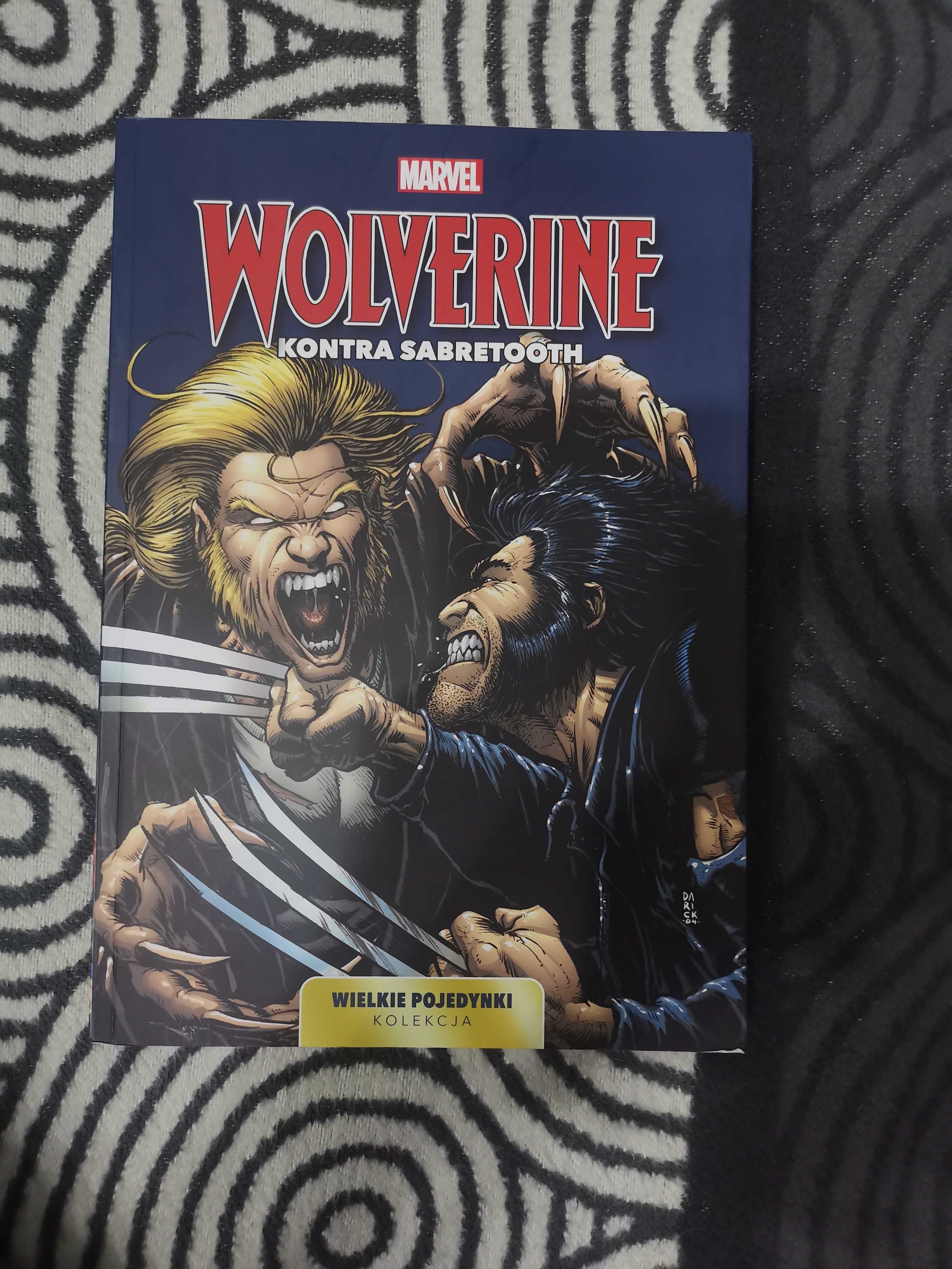 Wolverine kontra Sabretooth komiks Wielkie pojedynki Marvel