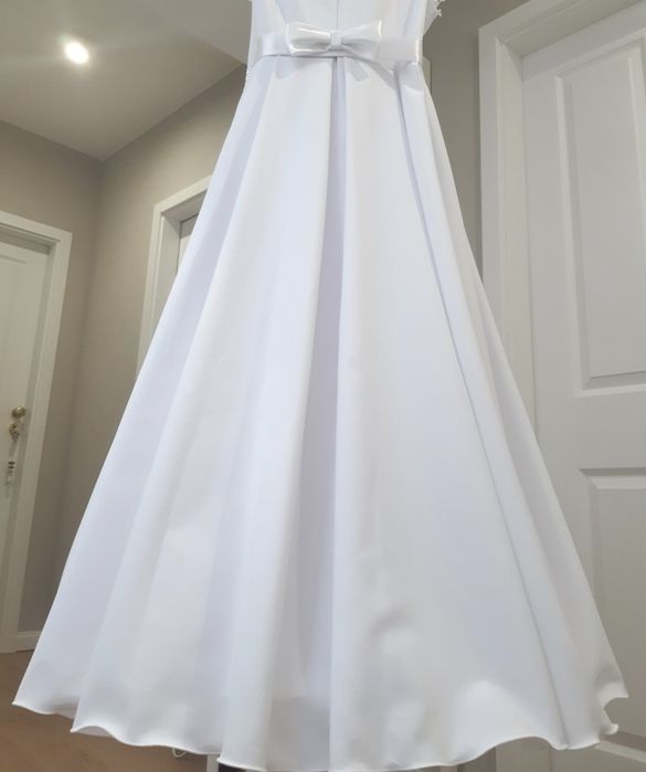 *Impressja* cudna sukienka alba komunijna bolerko torebka halka R.128