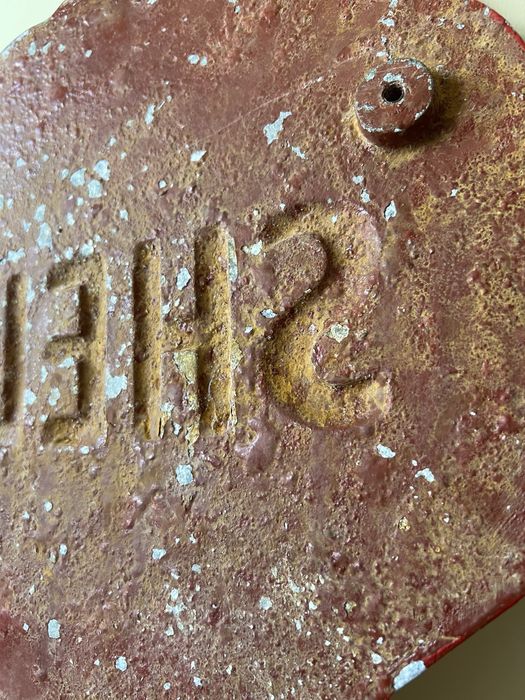 SHELL placa aluminio