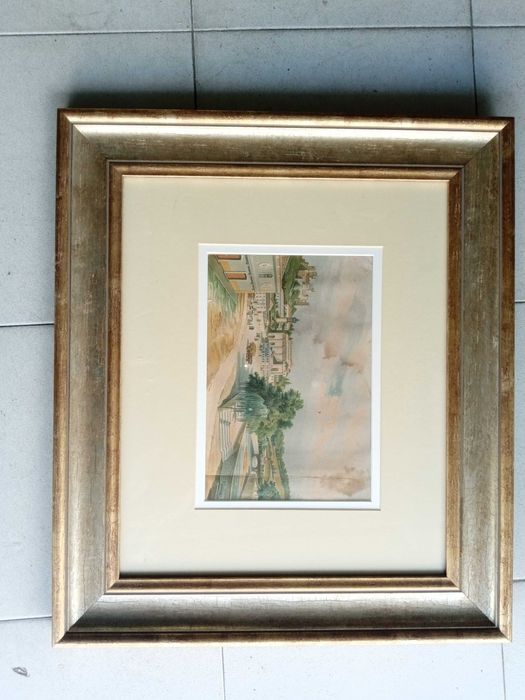 Gravura de Enrique Casanova, mestre de D. Carlos