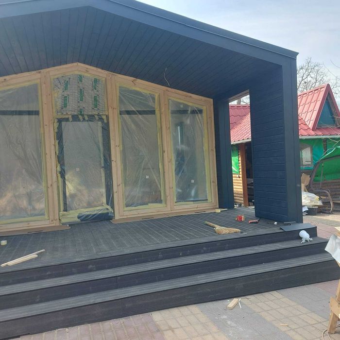 Будівництво каркасних будинків!!! Бази відпочинку з Еко матеріалів!