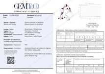 Colar Prata Ametista - Certificado