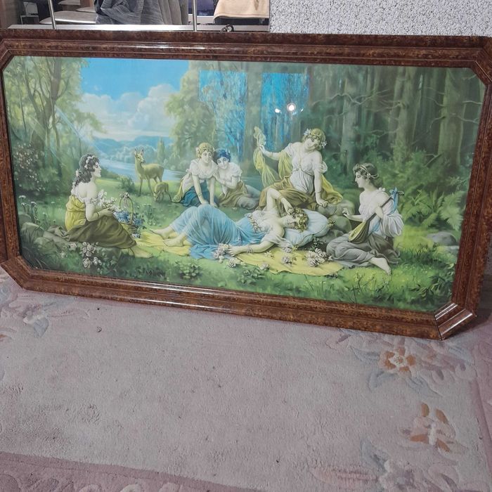 stary obraz  do babcinej sypialni