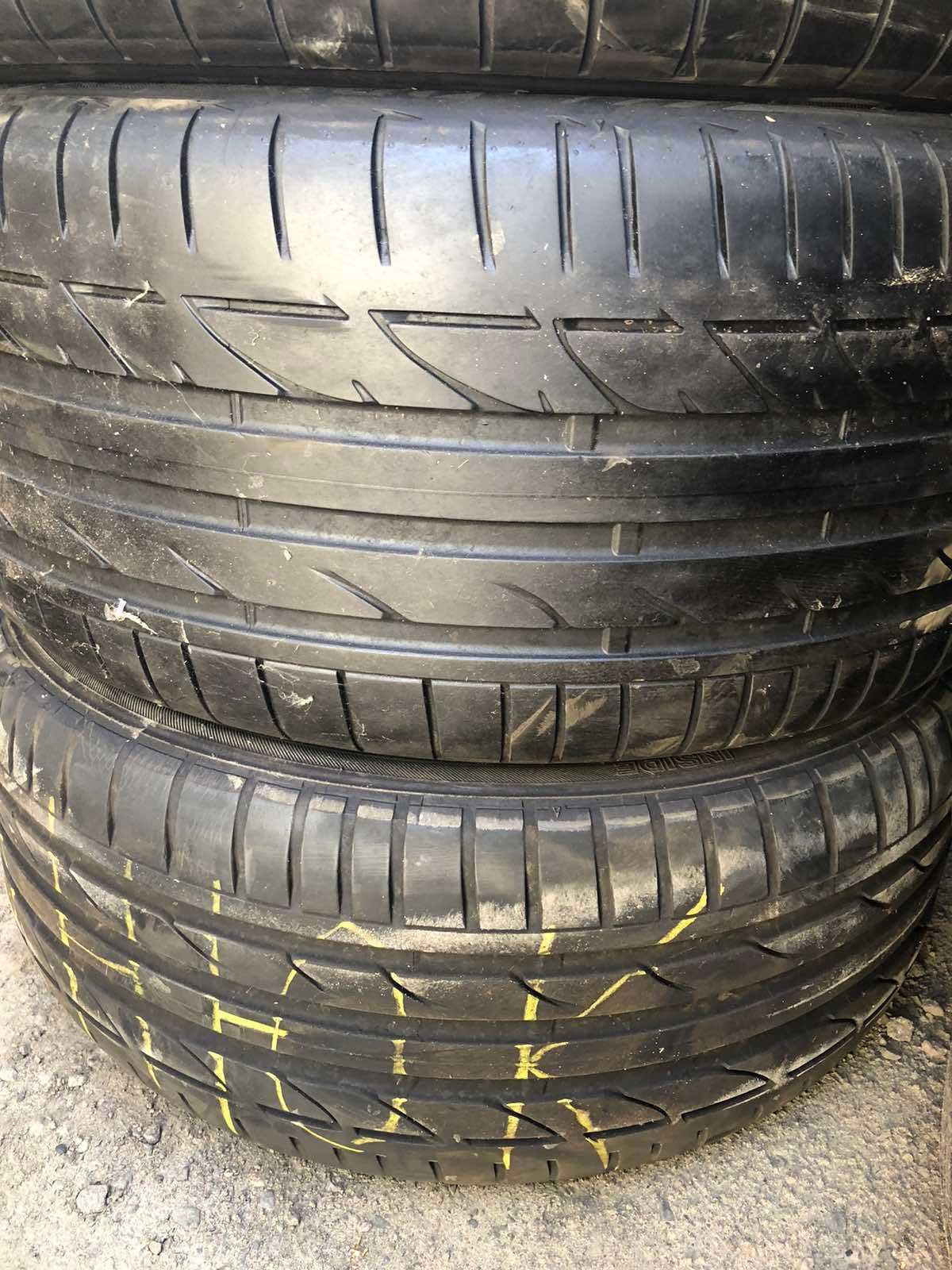 255/40 R 19 2шт 275/40 R19 Bridgestone Potenza  б/в 5мм