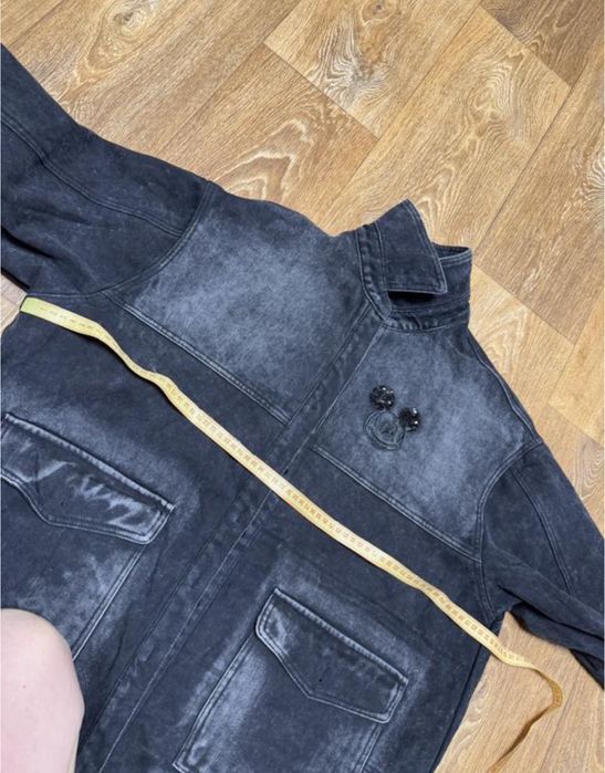 Джинсовая куртка курточка пиджак l,xl  микки маус