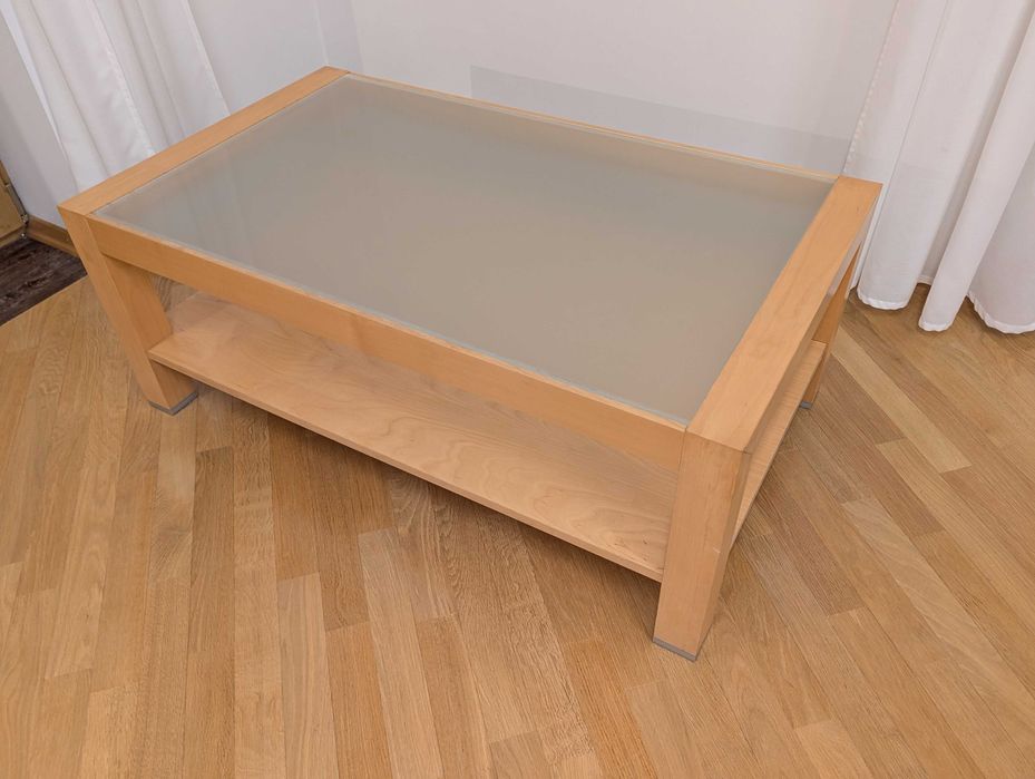 Stolik kawowy drewniany 120 cm