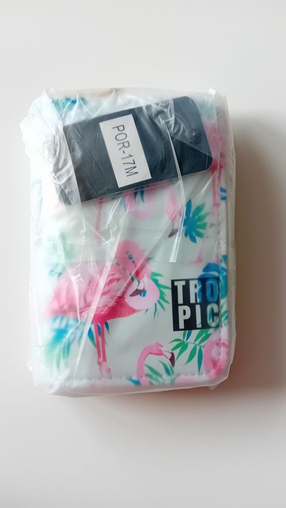 Nowy! Śliczny mini portfelik Flaming "Tropic"