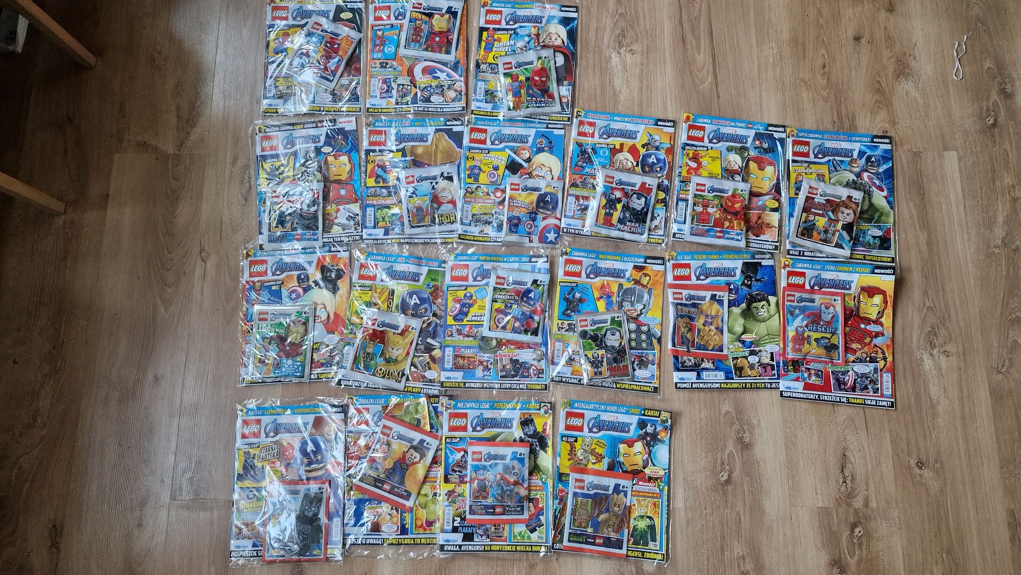Lego marvel avengers magazyn pierwsze 19 numerów