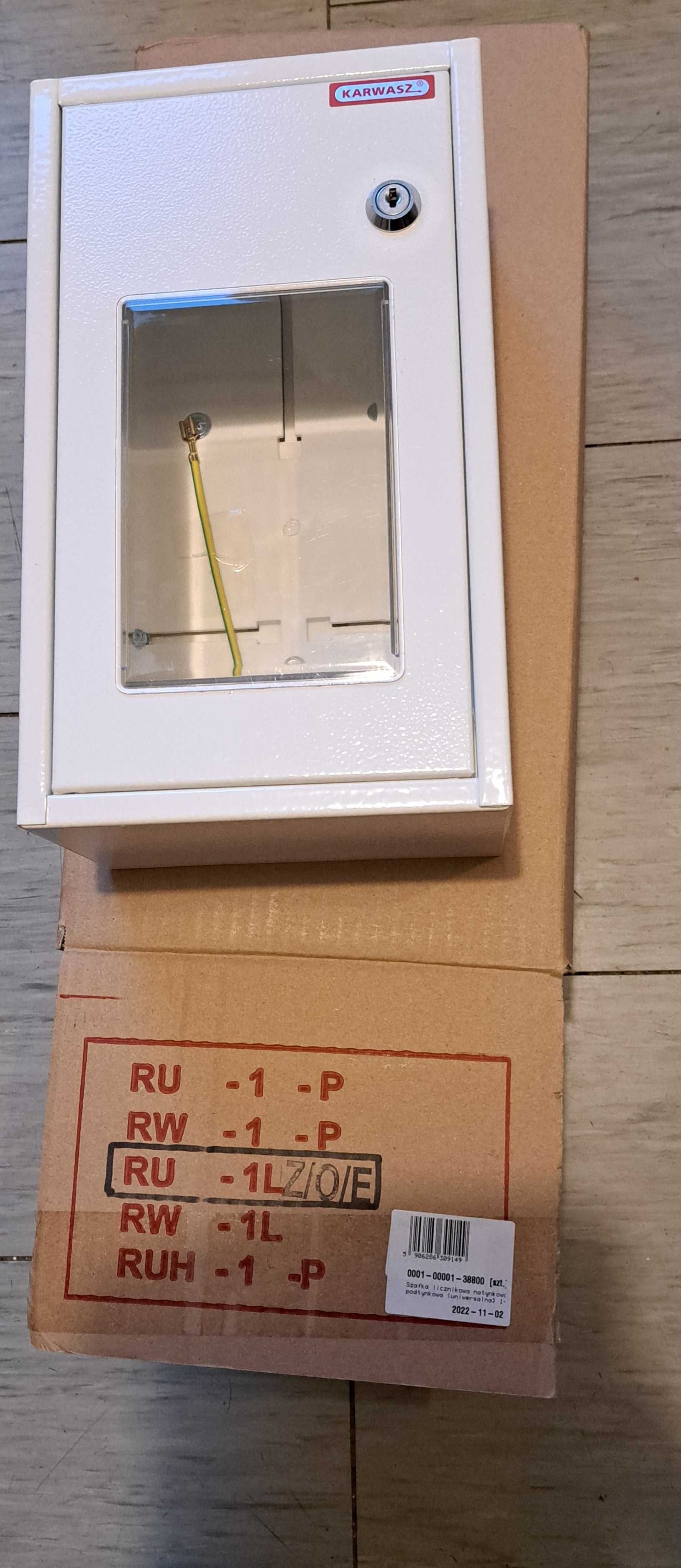 Szafka licznikowa uniwersalna RU-1-L Z/O/E