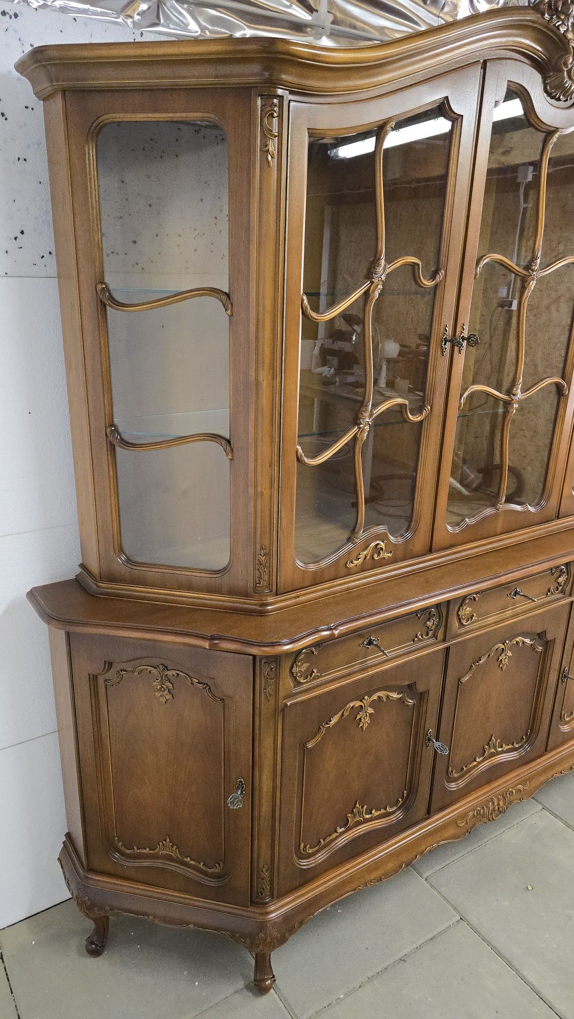 Witryna stylowa Chippendale Warrings