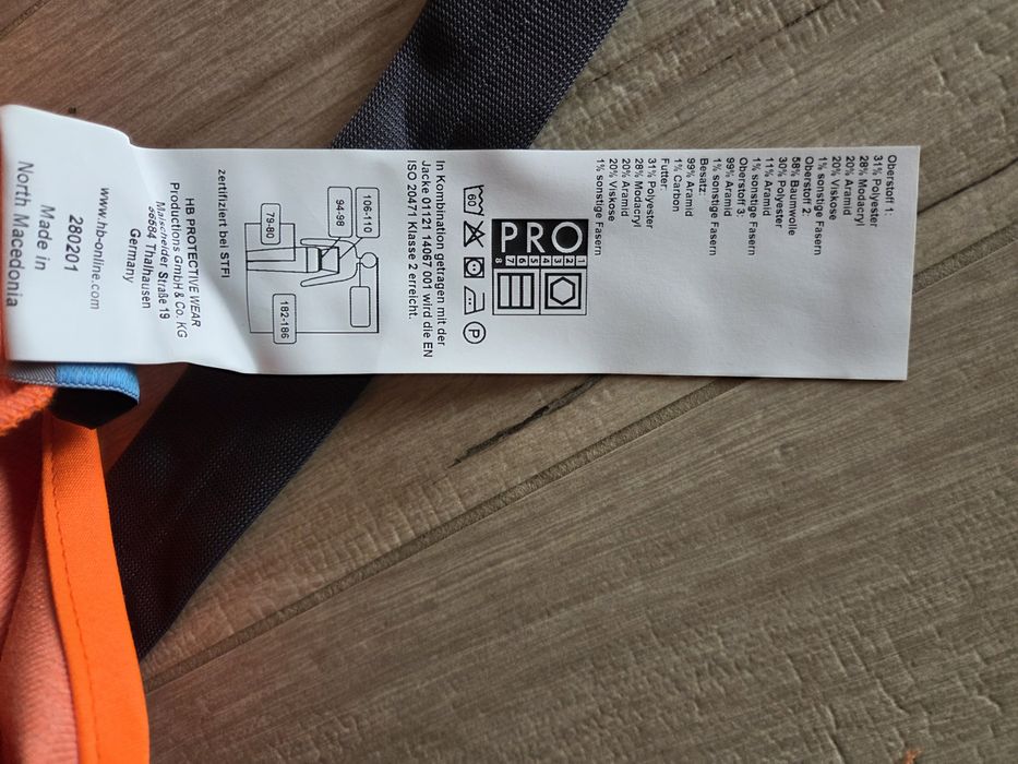 Ogrodniczki Robocze PRO rozmiar 54 Nowe