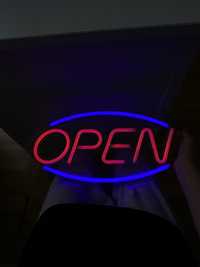led open ledy vintage otwarcie neon