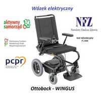 Wózek inwalidzki, elektryczny , 120kg obciążenia, zasięg 25km, WINGUS