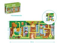 Пазл-лабіринт Dodo 300585 Моя мандрівка лісом 54х22 см 10 дет